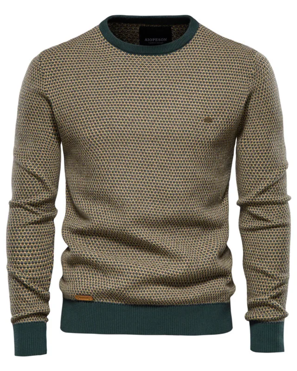 Karierter Herrenpullover