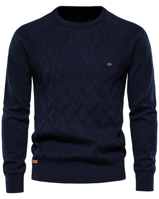Herren Pullover mit Karomuster V2