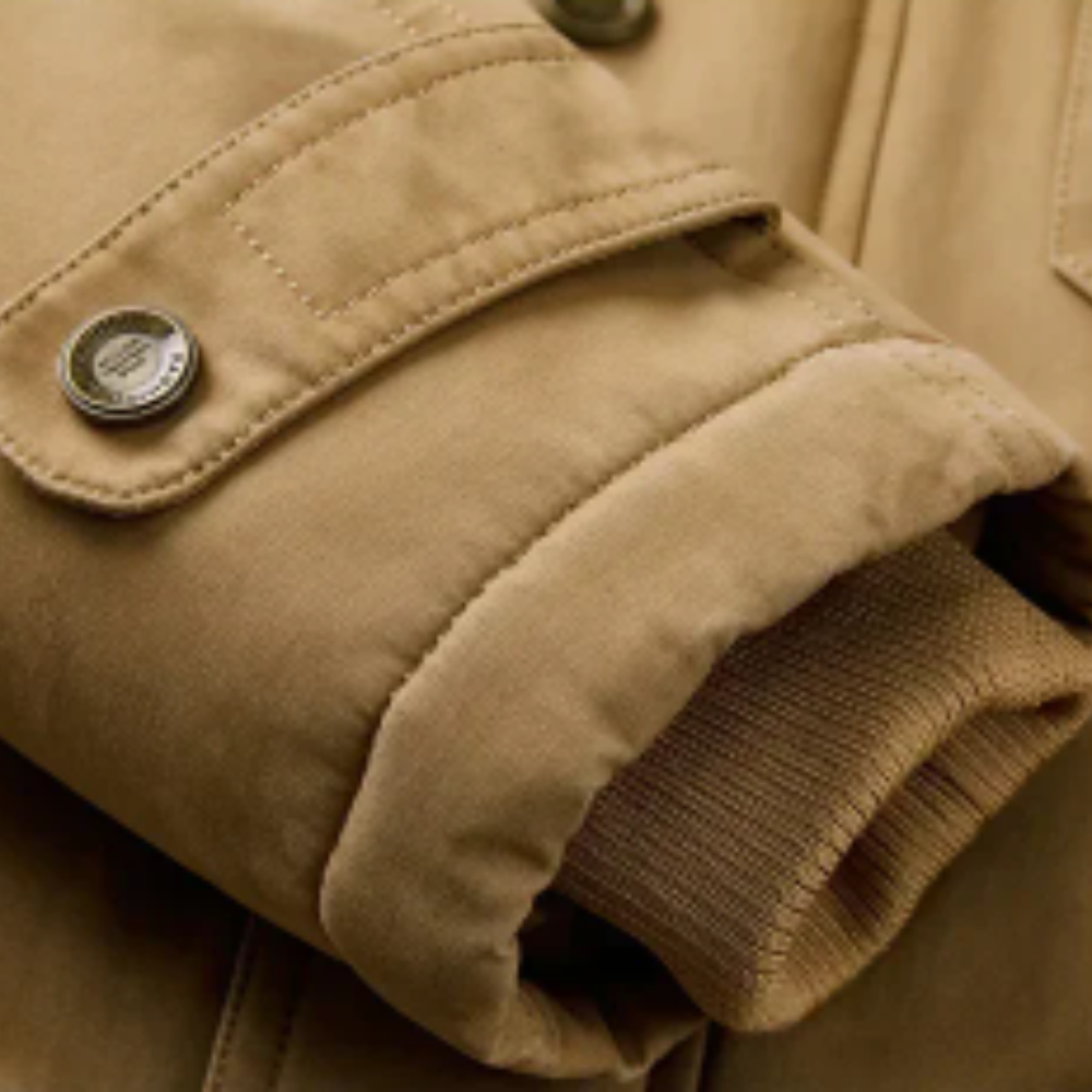 Elegante wattierte Bomberjacke