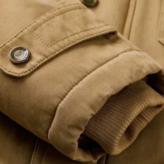 Elegante wattierte Bomberjacke