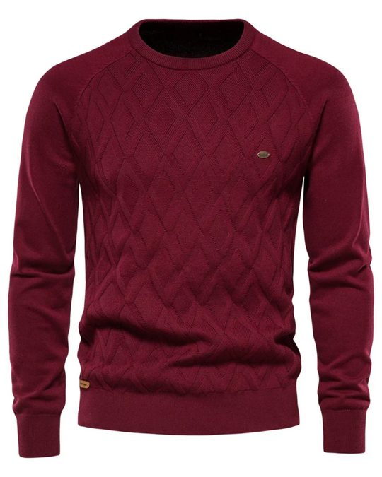 Herren Pullover mit Karomuster V2