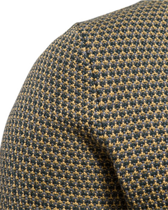 Karierter Herrenpullover