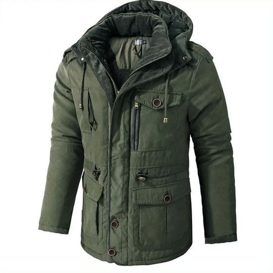 Polo - Winterjacke mit Kapuze und Innenfutter für Herren
