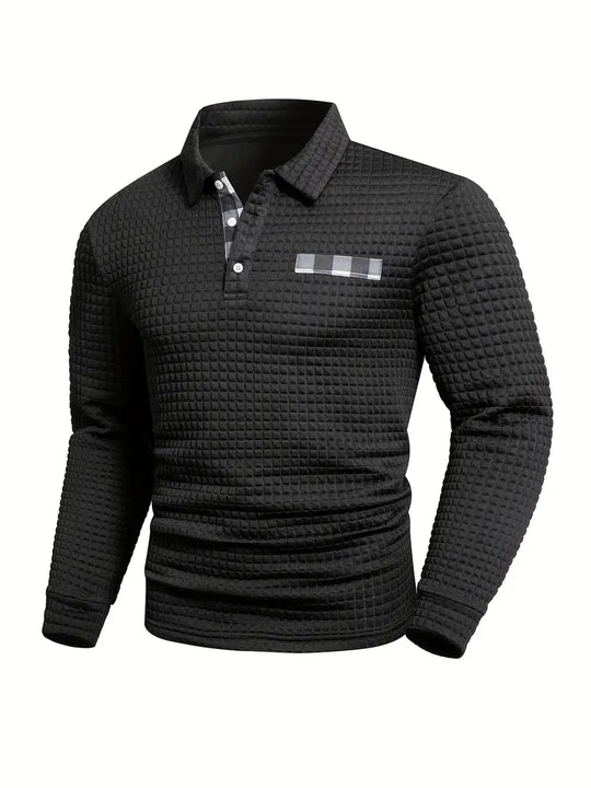 Hughes – Lässiges Dick Gestricktes Hemd Mit Knöpfen